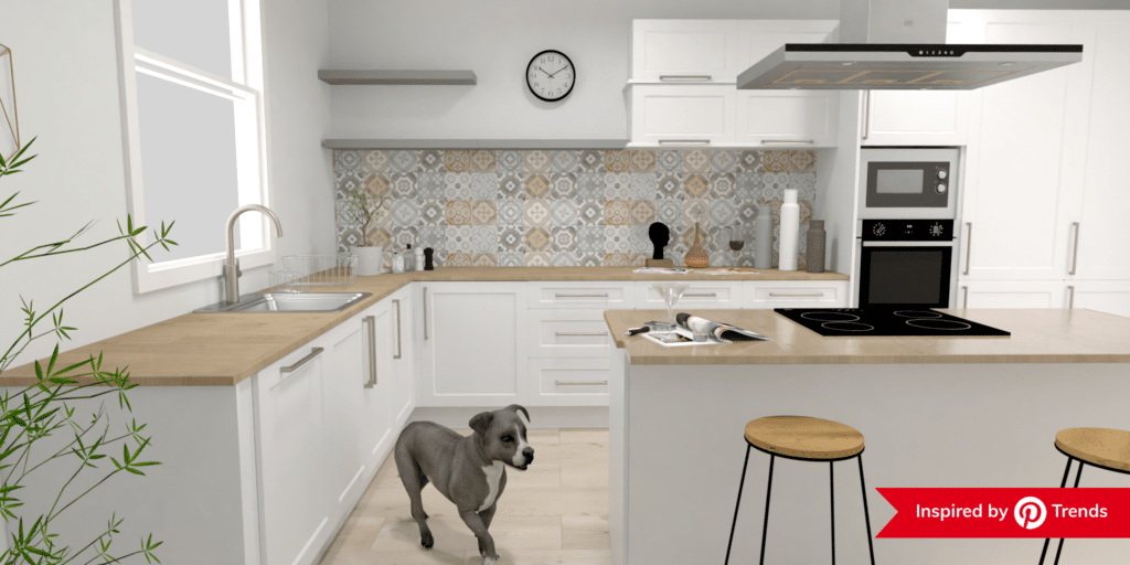 3d kitchen rendering