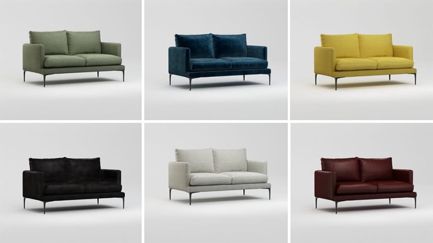 3d couch renderings
